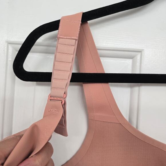 Knix Catalyst Sports Bra Wireless Comfort Support Mauve 6 High Impact Athleisure - Picture 5 of 5